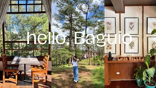 baguio travel vlog ☻ where to stay places to eat thrift shopping [upl. by Tina]