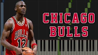 Chicago Bulls Theme  Sirius  Piano Tutorial [upl. by Redford]