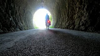 Ciclovia dei Parchi sul vecchio tracciato delle Calabro Lucane tra Mormanno e Papasidero [upl. by Koh]