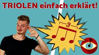 TRIOLEN einfach erklärt  eine Note in 3 gleiche Teile teilen [upl. by Anicart]