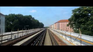 Führerstandsmitfahrt Berliner UBahn U1 1080p [upl. by Survance]