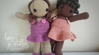 Tutorial Vestido Muñeca Amigurumi Paso a Paso en Español [upl. by Yemarej]