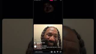 Jaleec amp lil blood go back n forth on ig live [upl. by Niwle]