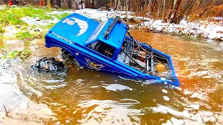 70Lb SUBMARINE LARGEST ELECTRiC RC TRUCK UNDER WATER  15 Primal RC MEGA v3  RC ADVENTURES [upl. by Atekal]