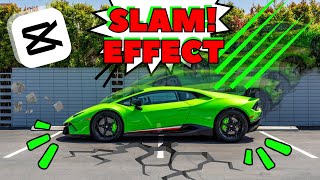 VIRAL CAR SLAM EFFECT  Capcut mobile Tutorial [upl. by Brocklin]