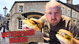 ARE WETHERSPOONS BURGERS ANY GOOD   Lets Find Out  Food Review  DOUBLE AMERICAN CHEESEBURGER [upl. by Edlin]