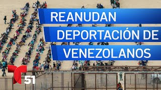 EEUU reanudará la deportación de migrantes venezolanos [upl. by Egiap]