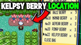 HOW TO GET THE KELPSY BERRIES ON POKEMON EMERALD [upl. by Larrabee132]