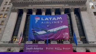 LATAM de vuelta en la Bolsa de Nueva York [upl. by Immac]