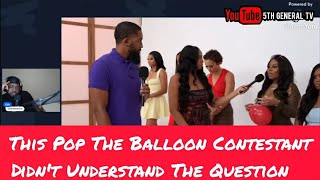 This Pop The Balloon Contestant Didnt Understand The Question  ‎ArletteAmuli [upl. by Nimajaneb260]