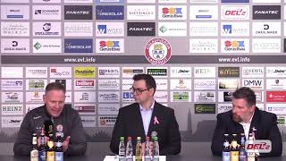 EV Landshut vs Ravensburg Towerstars 11102024  Pressekonferenz [upl. by Cathyleen]