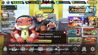 NARUTO X BORUTO NINJA VOLTAGE  gameplay Mobile videogame [upl. by Bodi]