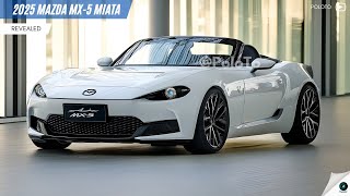 New 2025 Mazda MX5 Miata Revealed  best twodoor roadster sports car [upl. by Arabrab]