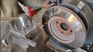 how to brake discs rotor resurfacing [upl. by Eniruam]