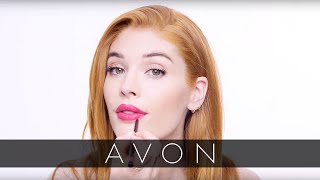 How to Apply Perfectly Matte Lipstick  Avon [upl. by Mellisent]