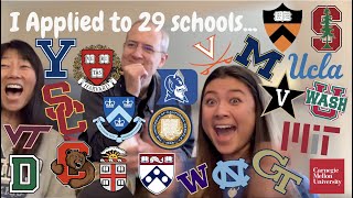 COLLEGE DECISION REACTIONS  Ivies UCs Stanford MIT  more [upl. by Herbert]