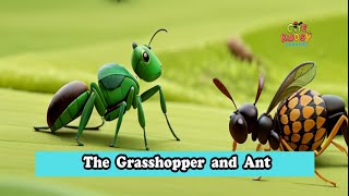 The Grasshopper And Ant Story in English [upl. by Herra822]