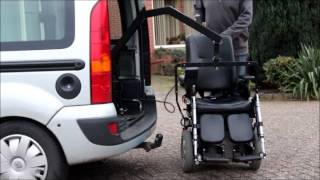 Rolstoelauto Scootmobiel opbergen Lift WTrunk WL [upl. by Alan]