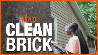 How to Clean Bricks  The Home Depot [upl. by Ecaj]