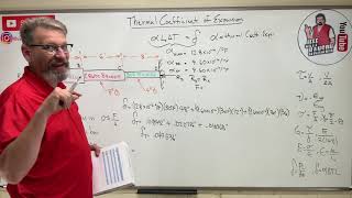 Mechanics of Materials Lesson 21  Thermal Coefficient of Expansion Axial Elongation [upl. by Inor]