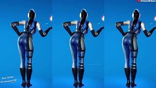 Fortnite 10 Ball Skin Build Up Emote Thicc 🍑😍🥵😂 [upl. by Nnahaid]