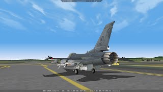 Falcon 4 Allied Force 2005 SEAD strike  2xSA2 1xSA3 destroyed  Perfect mission [upl. by Madancy]