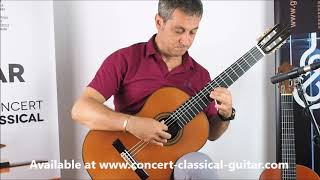 Luthier Manuel Contreras Doble Tapa 1987 demo Carcassi wwwconcertclassicalguitarcom [upl. by Lauder902]