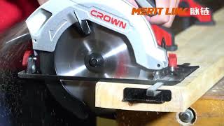 CROWN Professional Circular Saw 2000W 235mm 4590° 6085mm CT15210235 tools [upl. by Gilus]