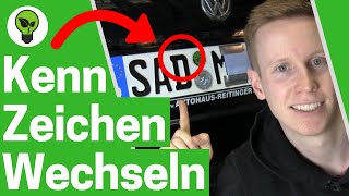 Kennzeichen Wechseln ✅ TOP ANLEITUNG Auto Nummernschild Abmachen amp KFZ Autokennzeichen Abmontieren [upl. by Quiteria198]