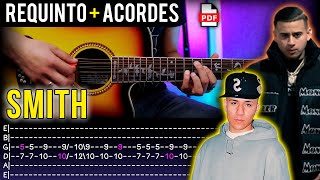 Smith I Tutorial Requinto I Chino Pacas x Fuerza Regida I TABS  Acordes 🎸Guitarra I Rasgueo [upl. by Htir]