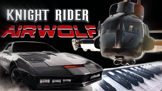 Knight Rider vs Airwolf  Theme Song Mashup Epic Version 2021 [upl. by Hsirt421]