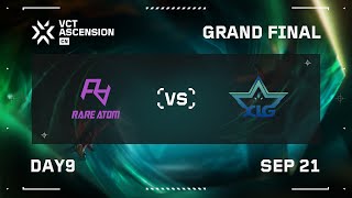 RA vs XLG  Grand Final  Day 9  VCT Ascension CN [upl. by Acirred825]