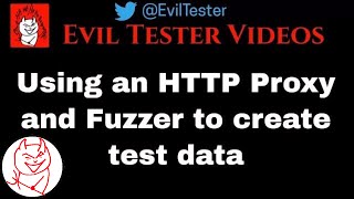 Using an HTTP Proxy and Fuzzer to create test data for a REST API application [upl. by Nahtnoj]