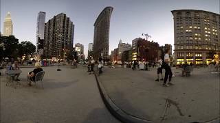 Vuze 3D 4K 360° VR New York  Flat Iron building [upl. by Odetta]