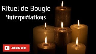 🕯Magie des bougies  Découvrez lart de linterprétation lors dun rituel de bougie🕯rituelmagique [upl. by Fulviah372]