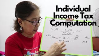 How To Compute Individual Income Tax Train LawPhl [upl. by Sailesh]