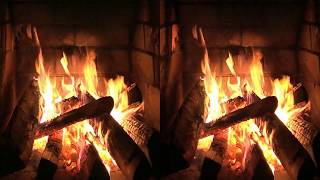 3D Original Fireplace Video in HD Quality  60 Mins Great Sound VR Compatible [upl. by Ardenia]