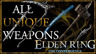 The Convergence Mod Alpha 14 Update  All Weapons Showcase Elden Ring [upl. by Matelda]