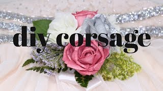 DIY Corsage  Simple How To Tutorial For Fall Dances Or Homecoming [upl. by Yeleen]