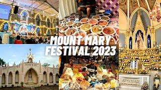 Mount Mary Festival 2023  Bandra Fair  How to Reach  Timings  Mount Mary Fair 10 Sept 17 Sept ⛪ [upl. by Drice142]