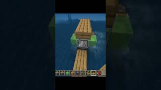 Amazing Minecraft Bedrock Working Boat Tutorial  Quick and Easyshorts shortsfeed [upl. by Adnorat927]