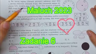 Maluch 2023Zadanie 6 Kangur MatematycznyKlasy III i IVKlasa 3 i 4 [upl. by Tartan980]