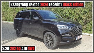 SsangYong Rexton 2024 Facelift Black Edition Review Interior amp Exterior Details [upl. by Ahsauqram]