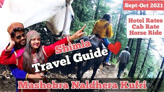 Shimla Tour Plan Naldhera Mashobra Kufri Shimla Travel GuideShimla Tour PlanDelhi to Shimla [upl. by Aubrey]