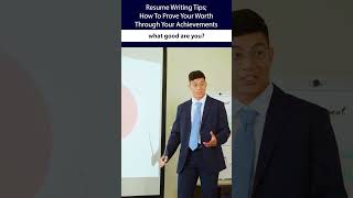 Resume Writing Tip  How To Prove Your Worth Through Your Achievements [upl. by Frick]