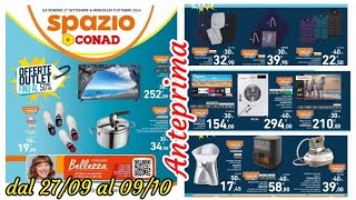 anteprima Volantino Spazio Conad dal 27 settembre al 09 Ottobre 2024  50 su Grande Marche [upl. by Jeraldine756]