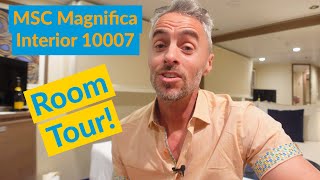 MSC Magnifica Interior Room Tour 10007 [upl. by Magna892]