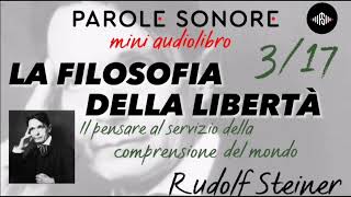 Rudolf Steiner  MINI AUDIOLIBRO 317  LA FILOSOFIA DELLA LIBERTA  Parole Sonore [upl. by Bor917]