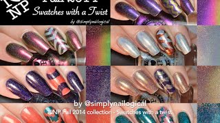 ILNP I Love Nail Polish Fall 2014 collection swatches  with a twist [upl. by Hildebrandt500]