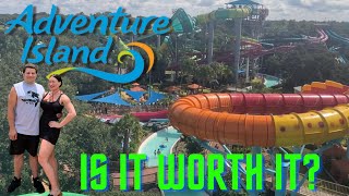 Your Guide to Adventure Island Tampa FL Waterpark Next To Busch Gardens Tampa [upl. by Aridatha]